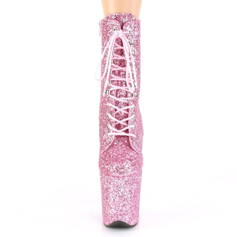 Pleaser Flamingo-1020GWR Women's Heels Boots Pink | NZ BQJOZW