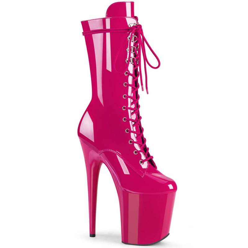 Pleaser Flamingo-1050 Women\'s Heels Boots Pink | NZ SPABJD