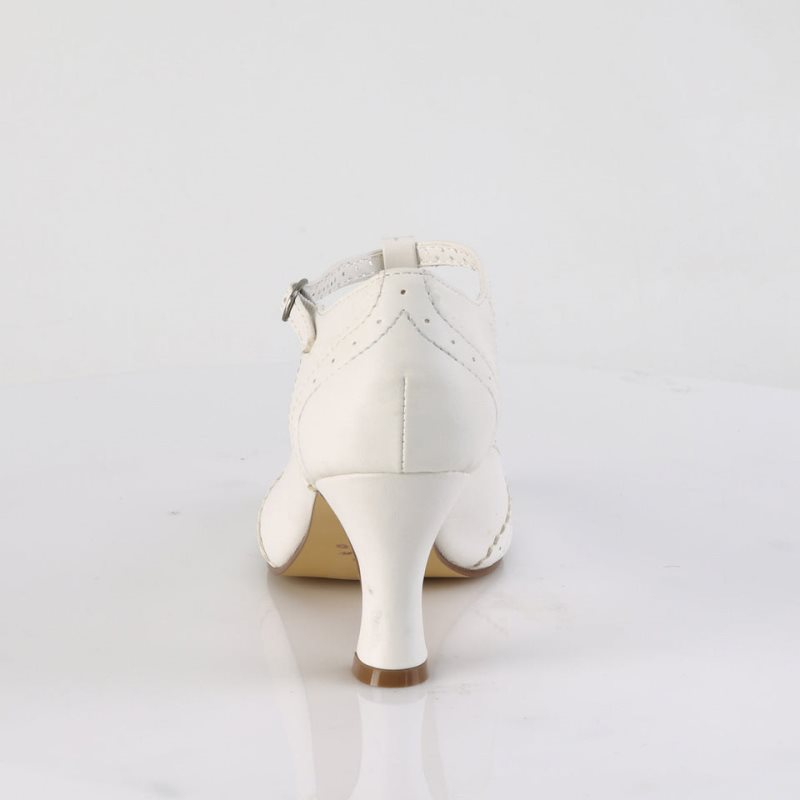 Pleaser Flapper-26 Women's Pumps White | NZ GIEBHP