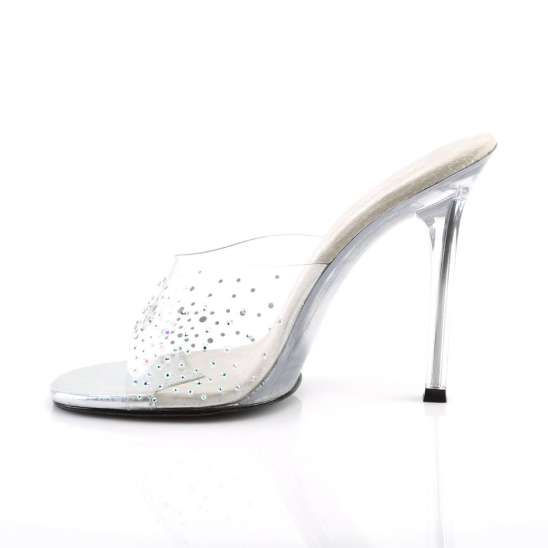 Pleaser Gala-01SD Women's Slides Clear | NZ CSEYDJ