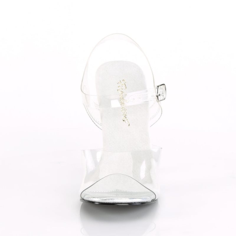 Pleaser Gala-08MG Women's Heels Sandals Clear | NZ WUSEFA