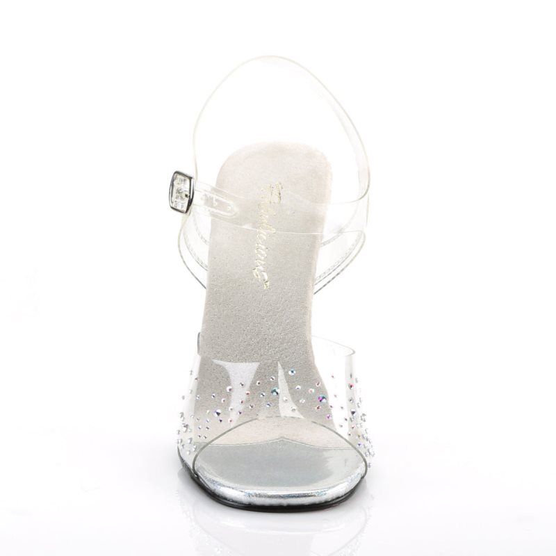 Pleaser Gala-08SD Women's Heels Sandals Clear | NZ CTIHMV