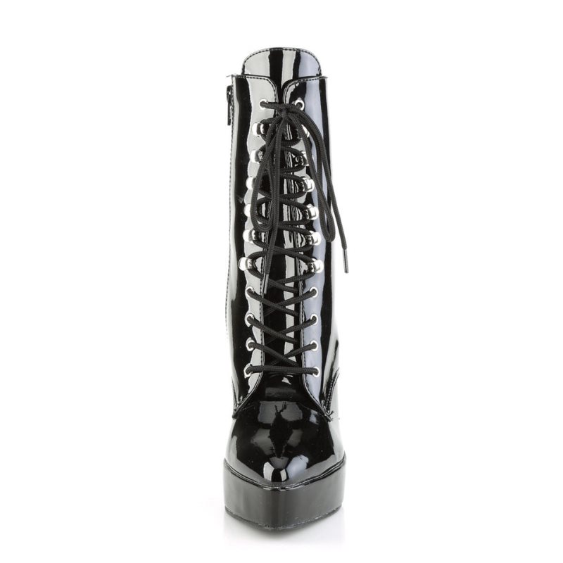 Pleaser Indulge-1020 Women's Heels Boots Black | NZ PASYHK