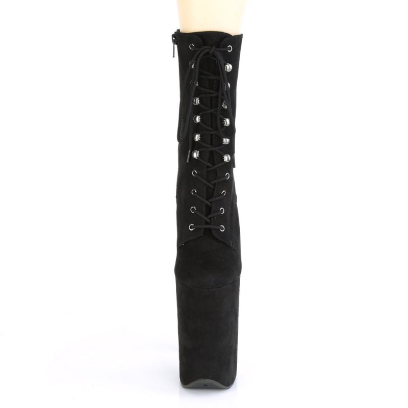 Pleaser Infinity-1020FS Women's Heels Boots Black | NZ UIWTOS