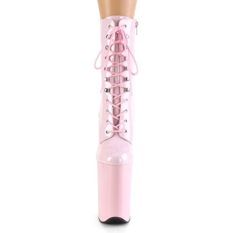 Pleaser Infinity-1020 Women's Heels Boots Pink | NZ SMDRFN