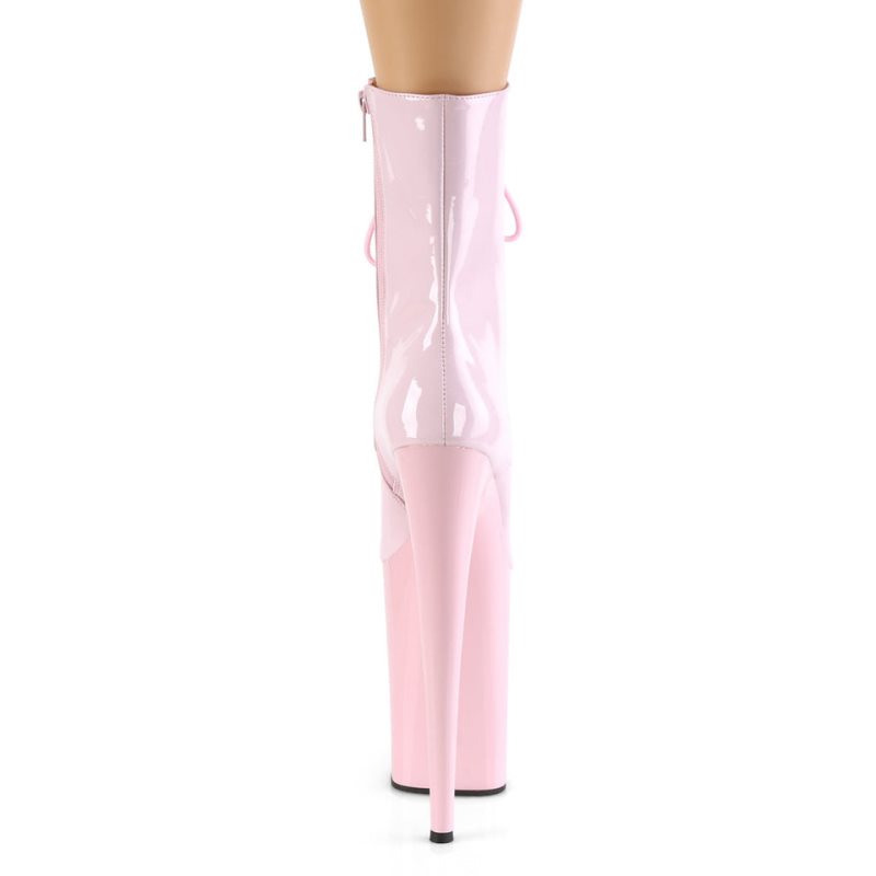 Pleaser Infinity-1020 Women's Heels Boots Pink | NZ SMDRFN