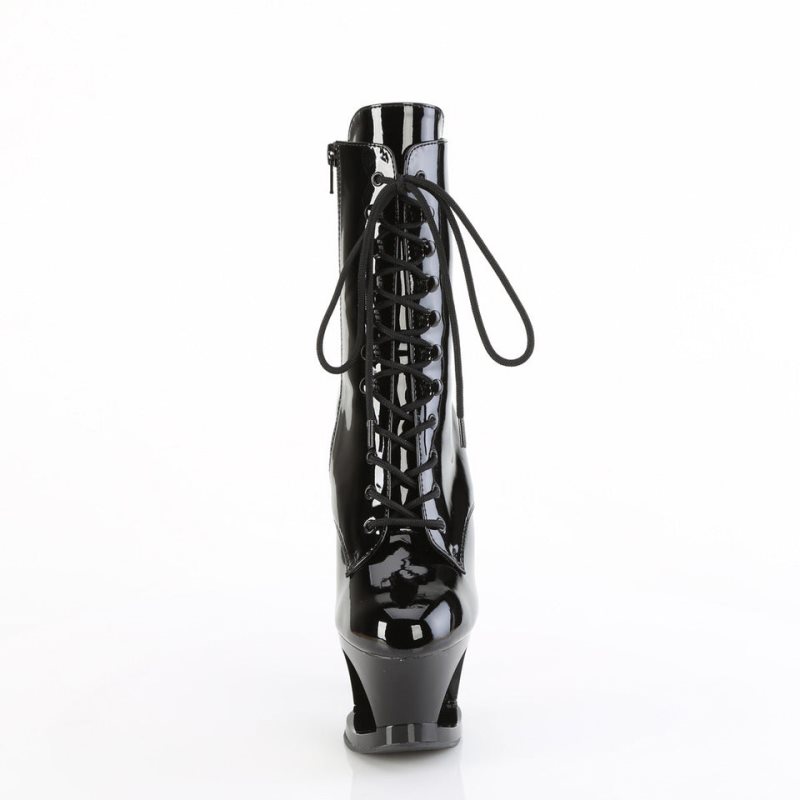 Pleaser Moon-1020DIA Women's Heels Boots Black | NZ UGPZDI