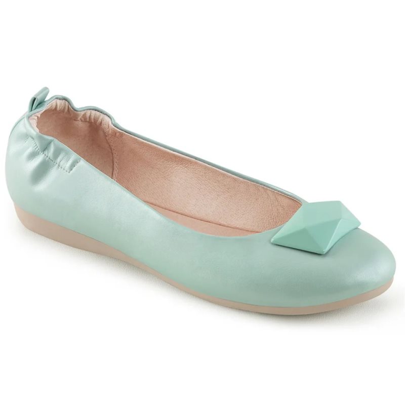 Pleaser Olive-08 Women\'s Ballet Flats Blue | NZ KHLJSR