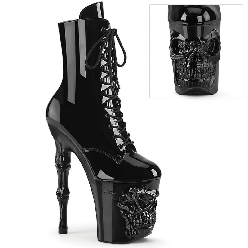 Pleaser Rapture-1020 Women\'s Heels Boots Black | NZ SCAYBX