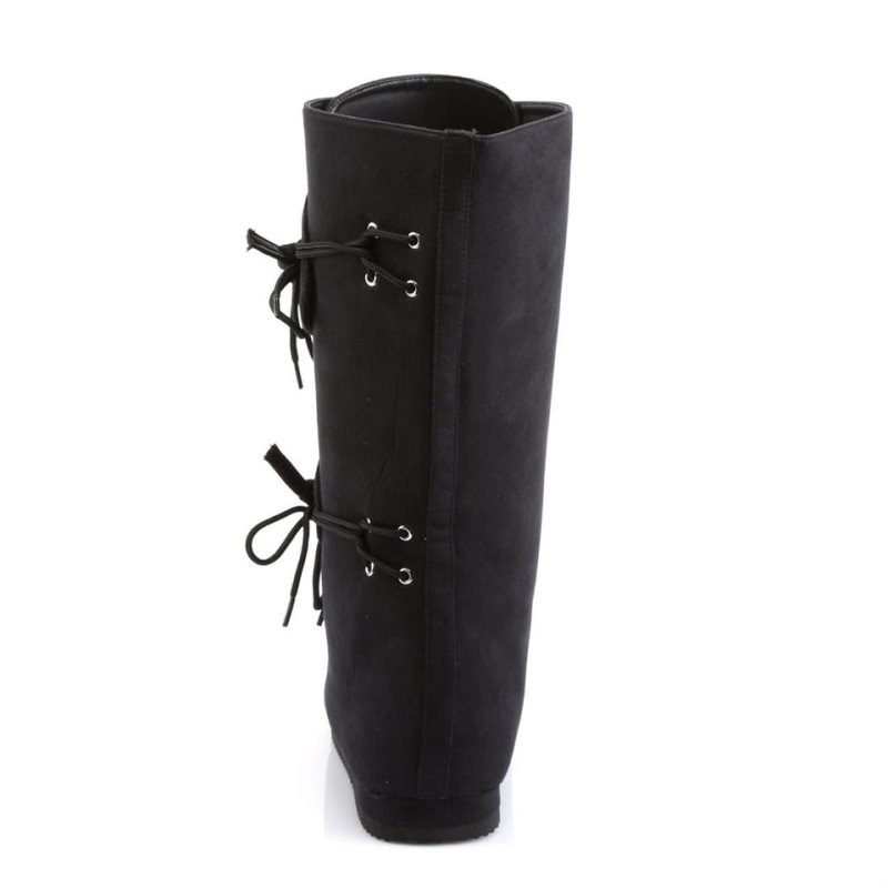 Pleaser Renaissance-100 Men's Knee-high Boots Black | NZ FDOLXR