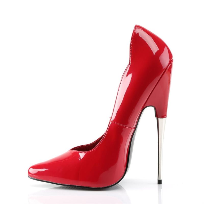 Pleaser Scream-01 Women's Pumps Red | NZ HTMKWS