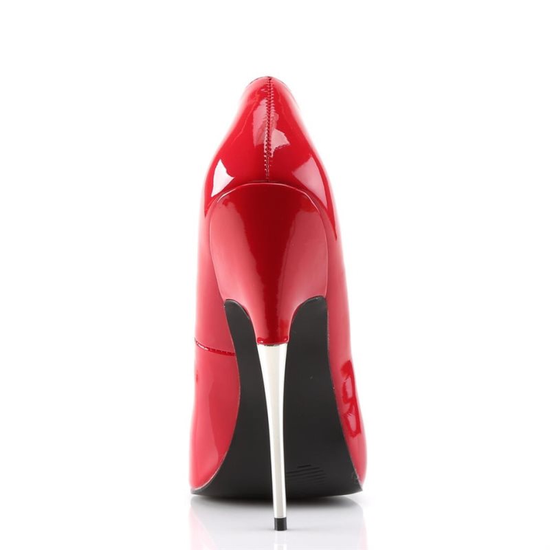 Pleaser Scream-01 Women's Pumps Red | NZ HTMKWS