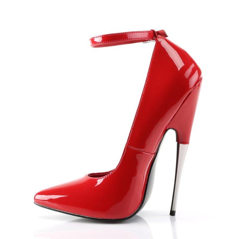 Pleaser Scream-12 Women's Pumps Red | NZ PIMFJY