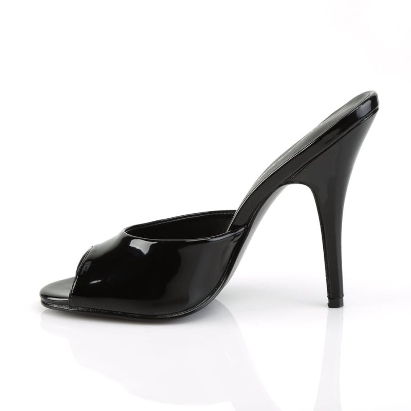 Pleaser Seduce-101 Women's Mules Black | NZ ICODGM