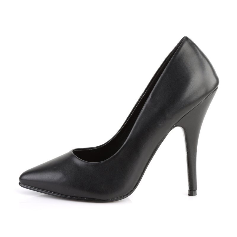 Pleaser Seduce-420 Vegan Leather Women's Pumps Black | NZ LZBHNR