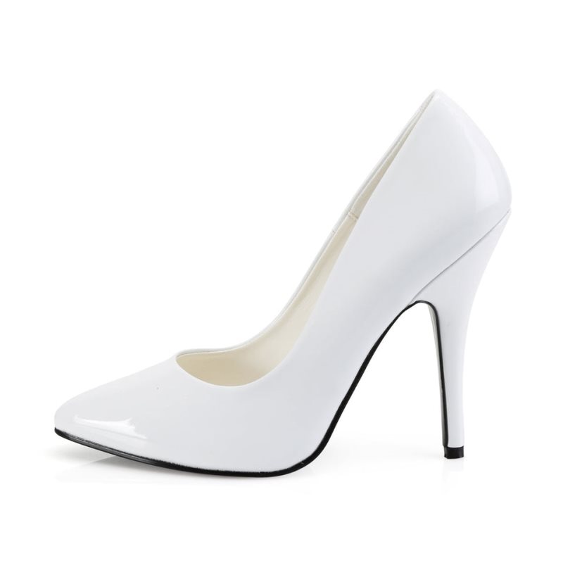 Pleaser Seduce-420 Women's Pumps White | NZ ASKGHP