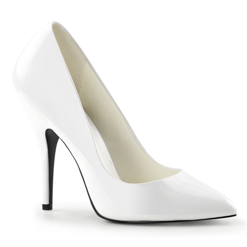 Pleaser Seduce-420 Women\'s Pumps White | NZ ASKGHP