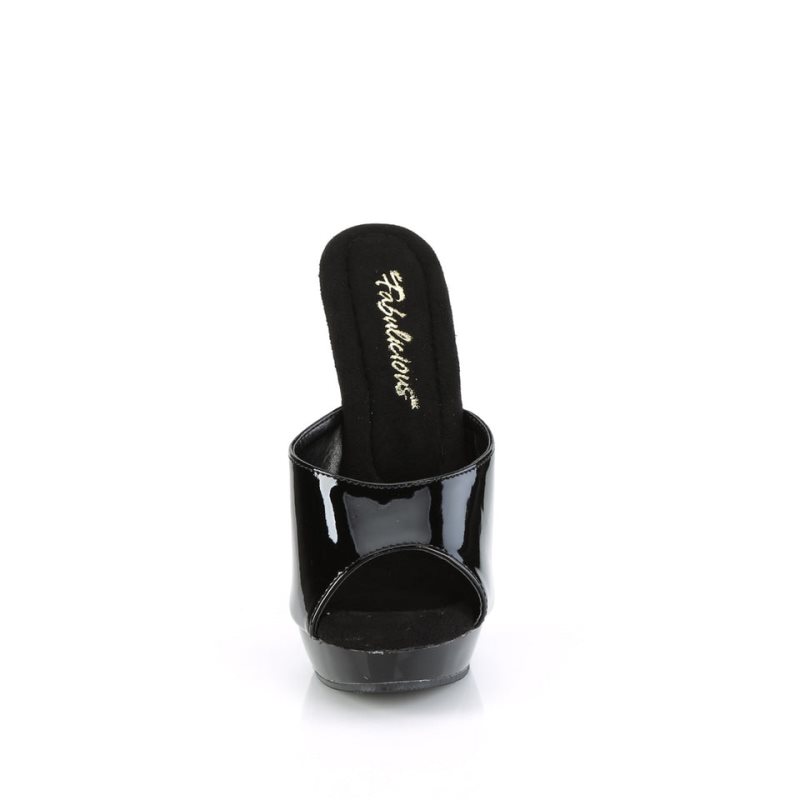 Pleaser Sultry-601 Women's Platform Slides Black | NZ HRIKTF