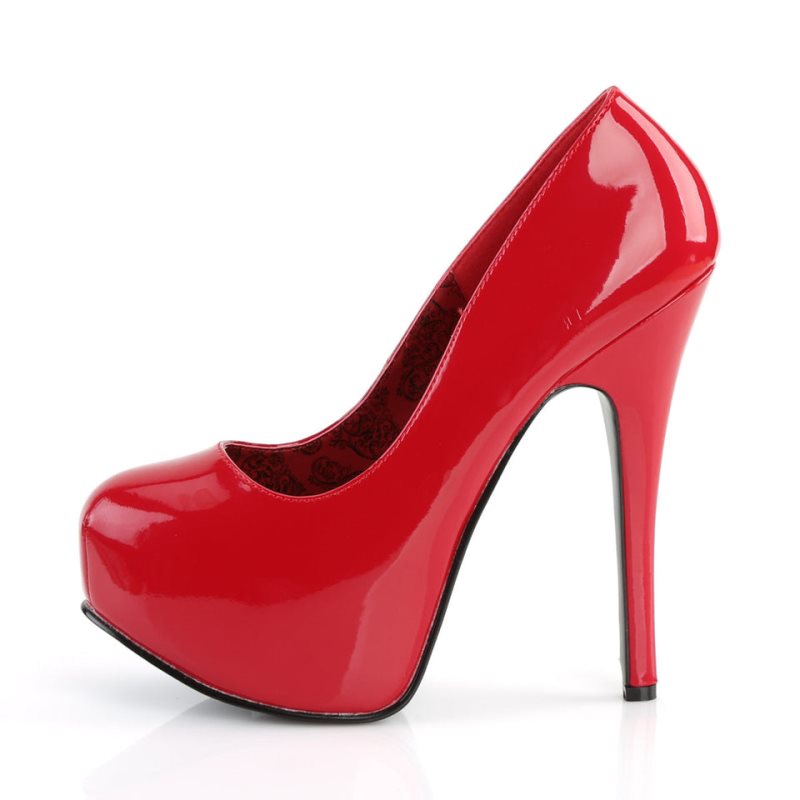 Pleaser Teeze-06 Women's Pumps Red | NZ RIPONL