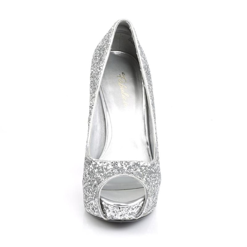 Pleaser Twinkle-18G Women's Pumps Silver | NZ LHOAJI