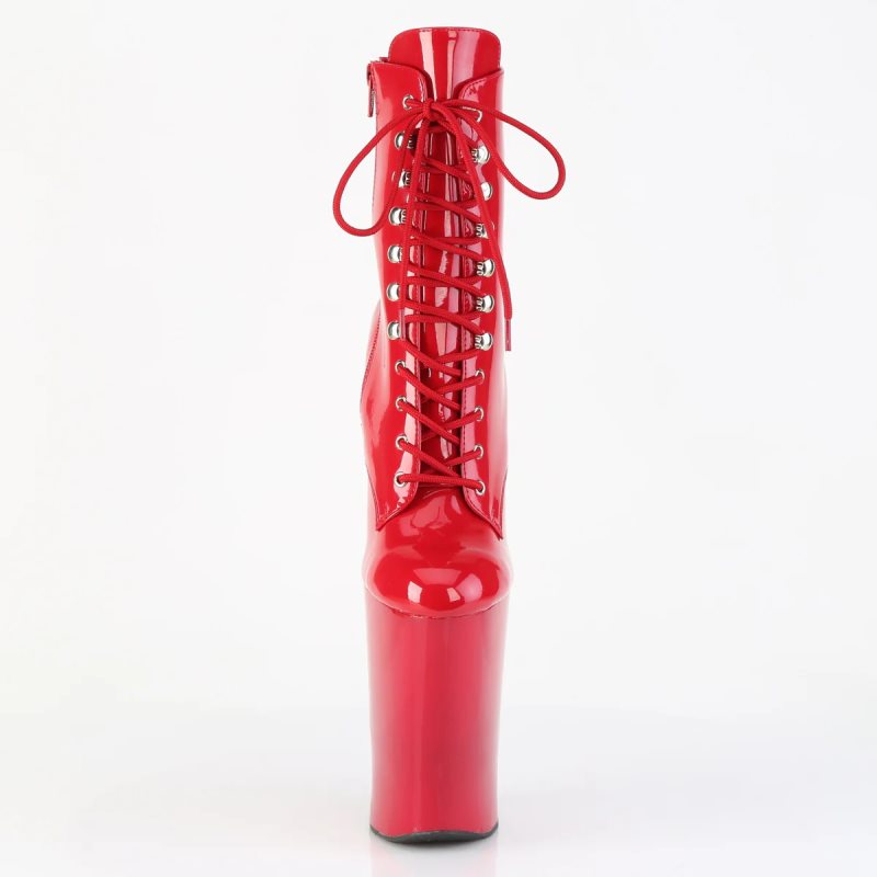 Pleaser Worship-1020 Women's Heels Boots Red | NZ XZACJB