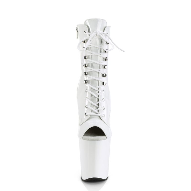 Pleaser Xtreme-1021 Women's Heels Boots White | NZ NKLWXZ